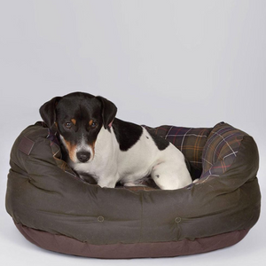 Barbour Wax Cotton Dog Bed koiran peti, pienempi