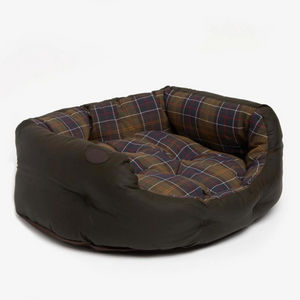 Barbour Wax Cotton Dog Bed koiran peti, iso