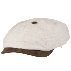 Salon Lakkitehdas Newsboy Linen Brown Peak beige/ruskea