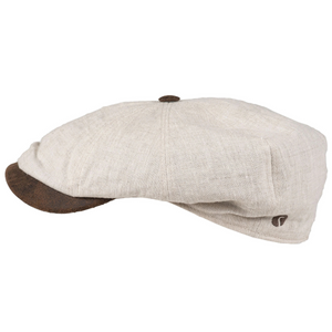 Salon Lakkitehdas Newsboy Linen Brown Peak beige/ruskea