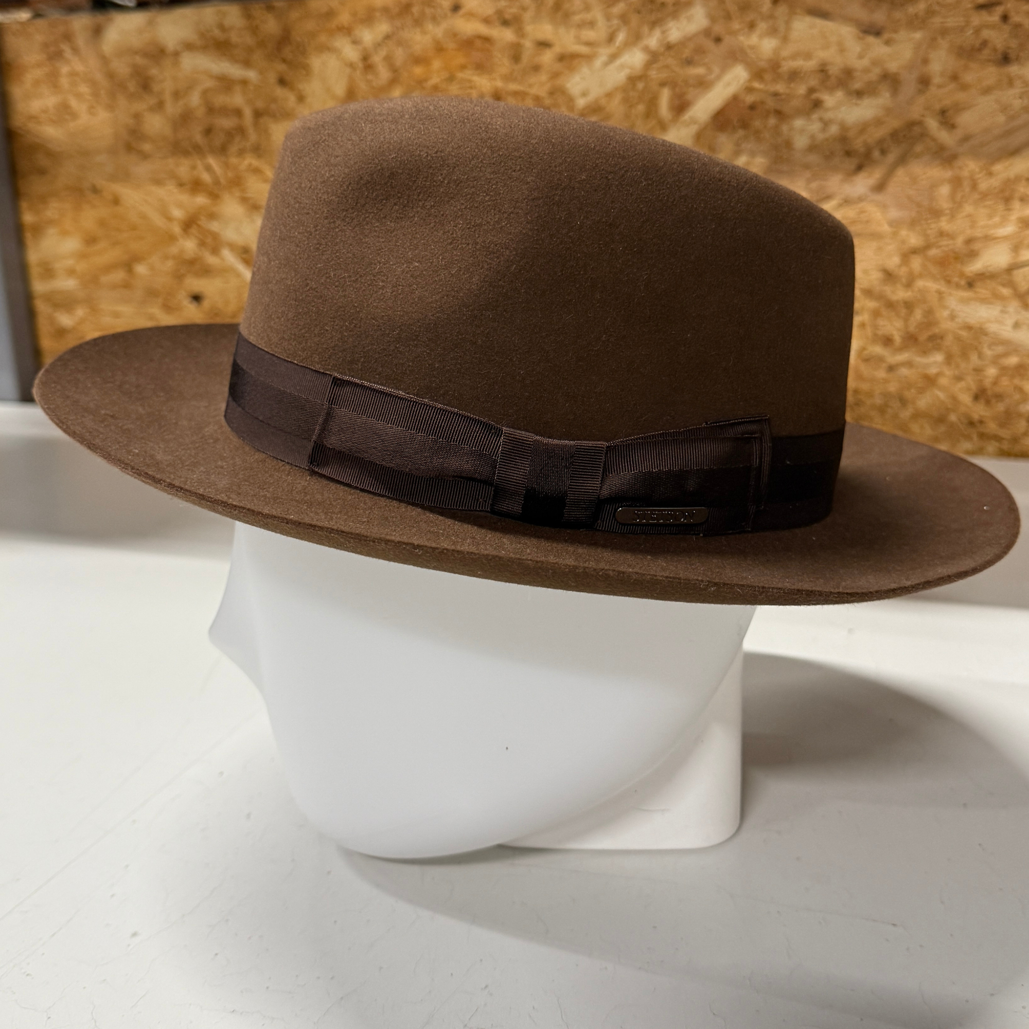 Stetson Fedora Furfelt Beaver blend hattu toffee