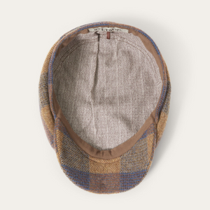 Stetson Hatteras Check Wool ruskea/siniruudullinen