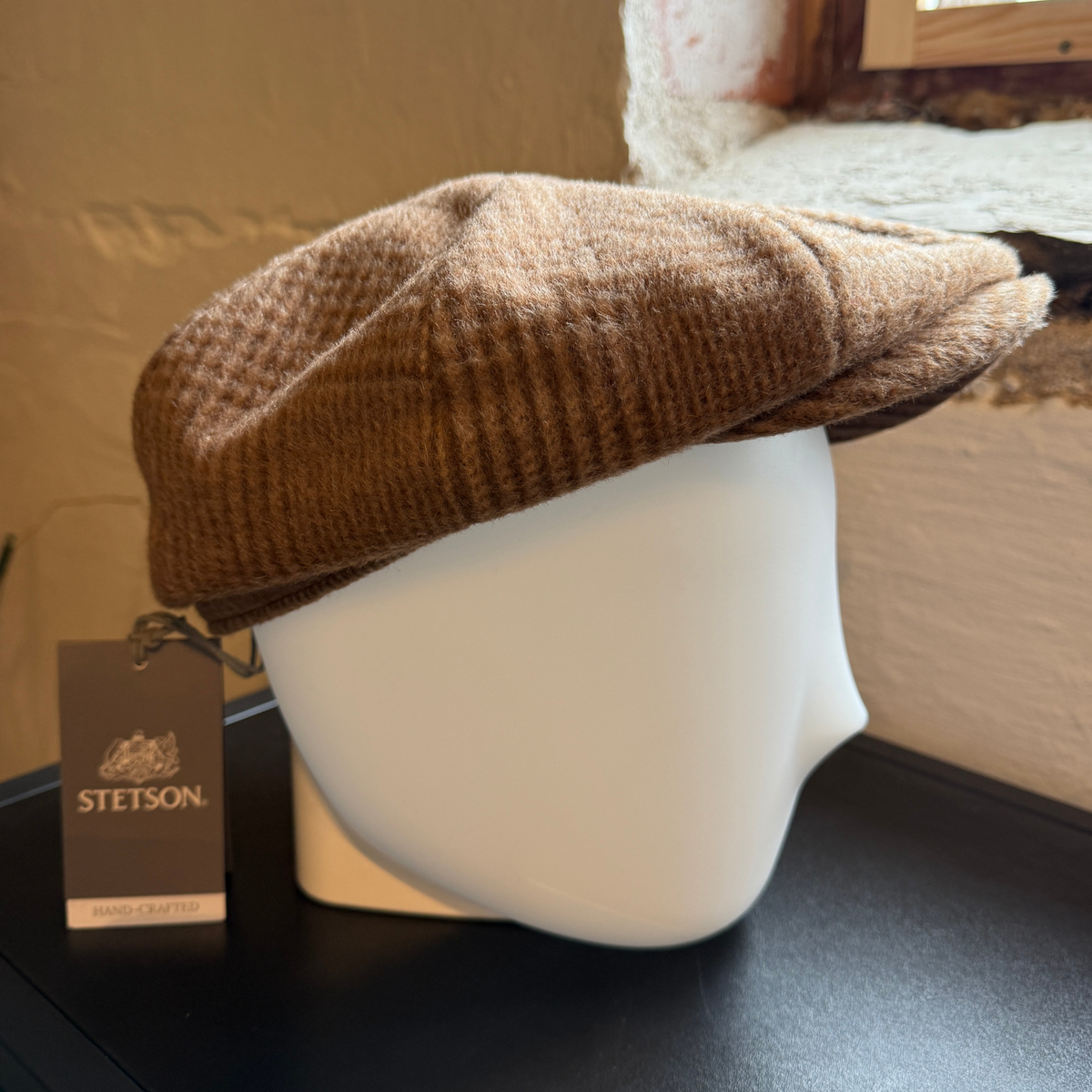 Stetson Hatteras Wool Mix, konjakki