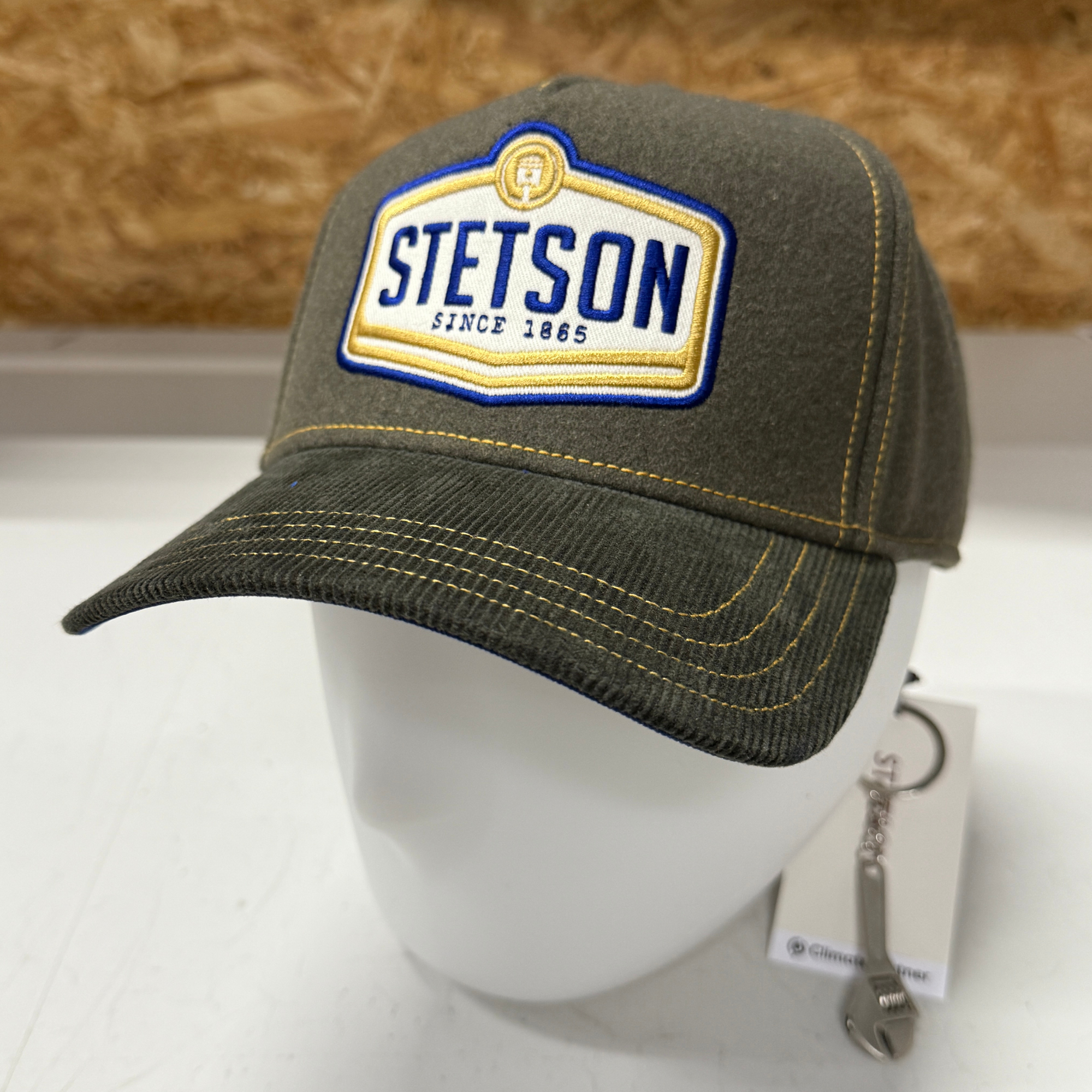 Stetson Trucker Cap Wool Piston, oliivi