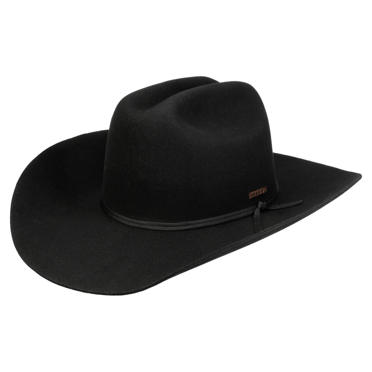 Kuvassa on klassinen musta karjapaimenen lännenhattu, Stetson Western Woolfelt/Cashmere.