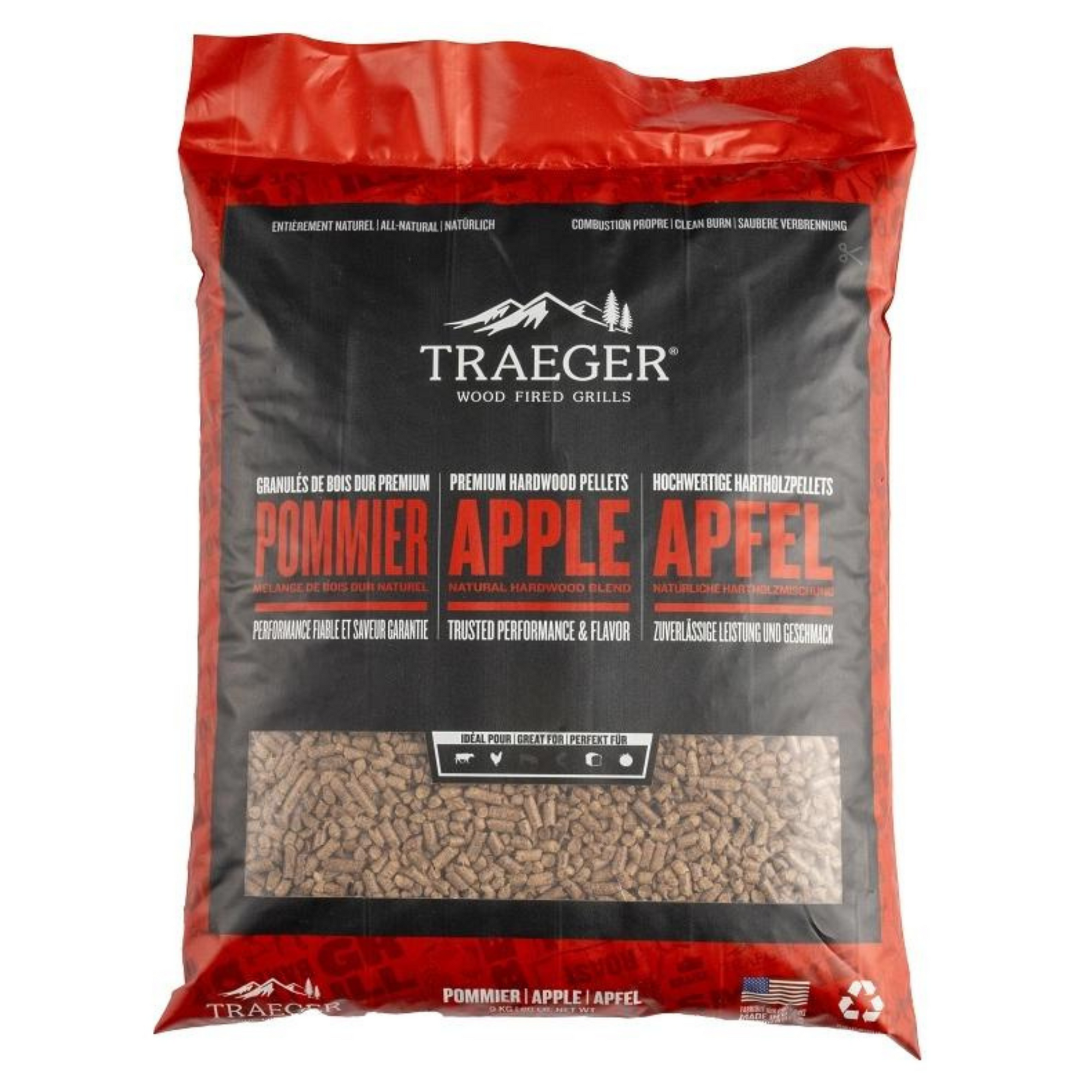 Traeger Apple omenapelletti 9 kg