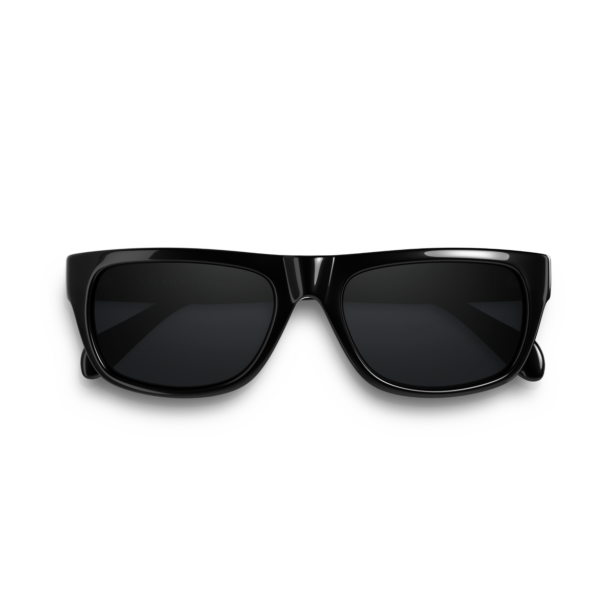 Vallon June Black -laseissa on musta kehys ja harmaa linssin sävy.