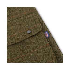 Walker Hawkes Derby Tweed Barlaston Shooting Jacket, Dark Sage