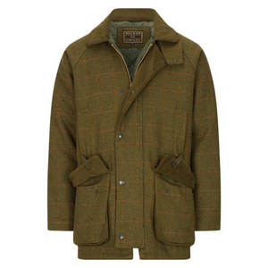 Walker Hawkes Derby Tweed Barlaston Shooting Jacket, Dark Sage