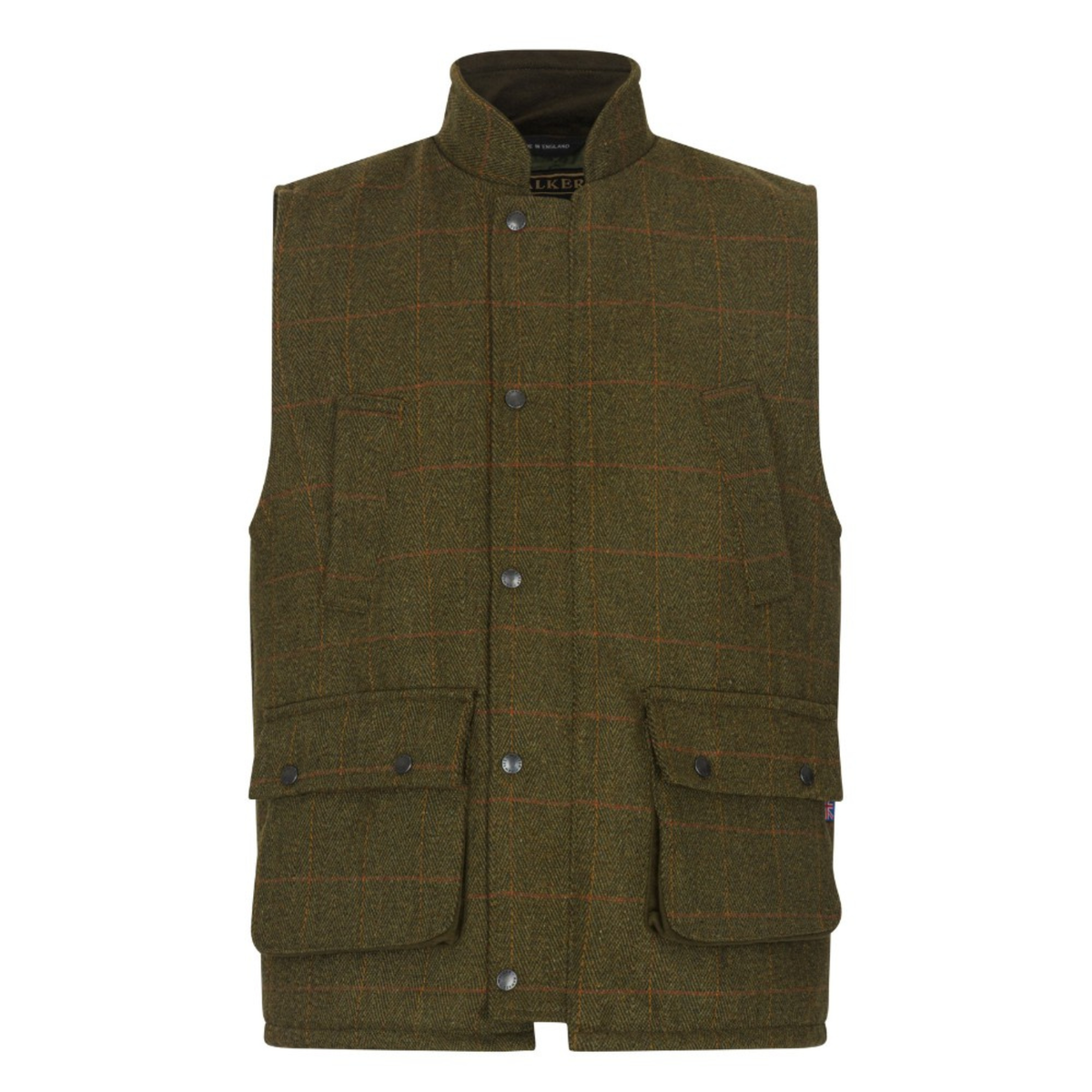 Barrington Tweed-liivissä on kaksi käsienlämmittelytaskua sekä läpälliset etutaskut.