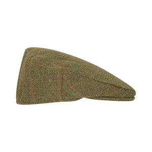 Walker Hawkes Derby Tweed Cambridge Flat Cap, Dark Sage