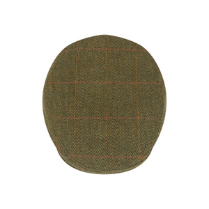 Walker Hawkes Derby Tweed Cambridge Flat Cap, Dark Sage