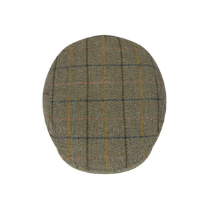 Walker Hawkes Derby Tweed Cambridge Flat Cap, Navy Stripe