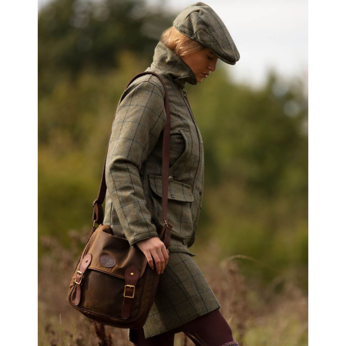 Walker Hawkes Derby Tweed Hazelwood Shooting Jacket naisten takki