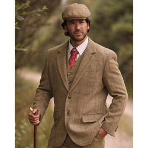 Walker Hawkes Derby Tweed Windsor Blazer miesten tweedbleiseri, Light Sage