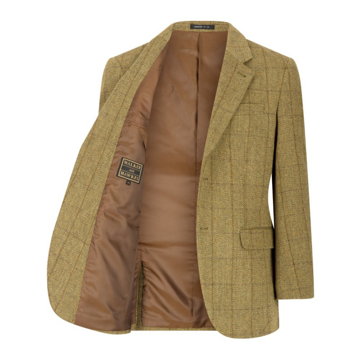 Bleiserissä on kaksi läpällistä etutaskua, rintatasku ja neljä sisätaskua.