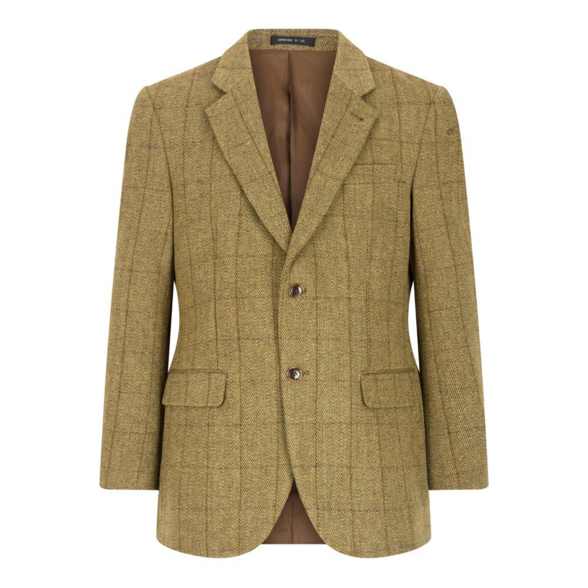 Walker Hawkes Derby Tweed Windsor Blazer miesten tweedbleiseri, Light Sage