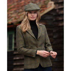 Walker Hawkes Derby Tweed Mayland Blazer Navy Stripe naisten bleiseri