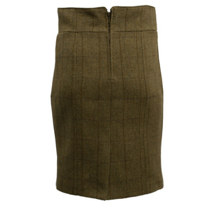 Walker Hawkes Ladies Derby Tweed Winslow Skirt Light Sage