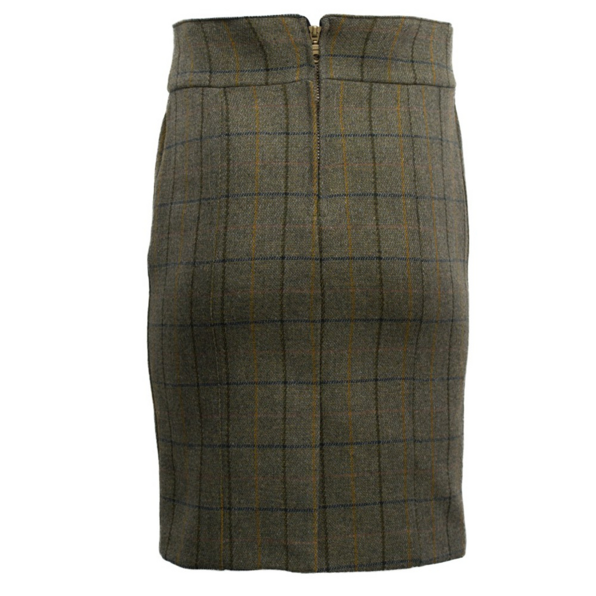 Derby Tweed Winslow -hame värissä Navy Stripe takaapäin kuvattuna.