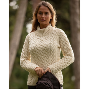 Walker Hawkes Ladies Merino Wool Arrington Jumper, Pearl