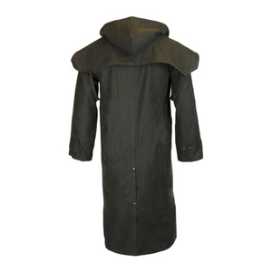 Walker Hawkes Wax Stockman Cape Coat, oliivi