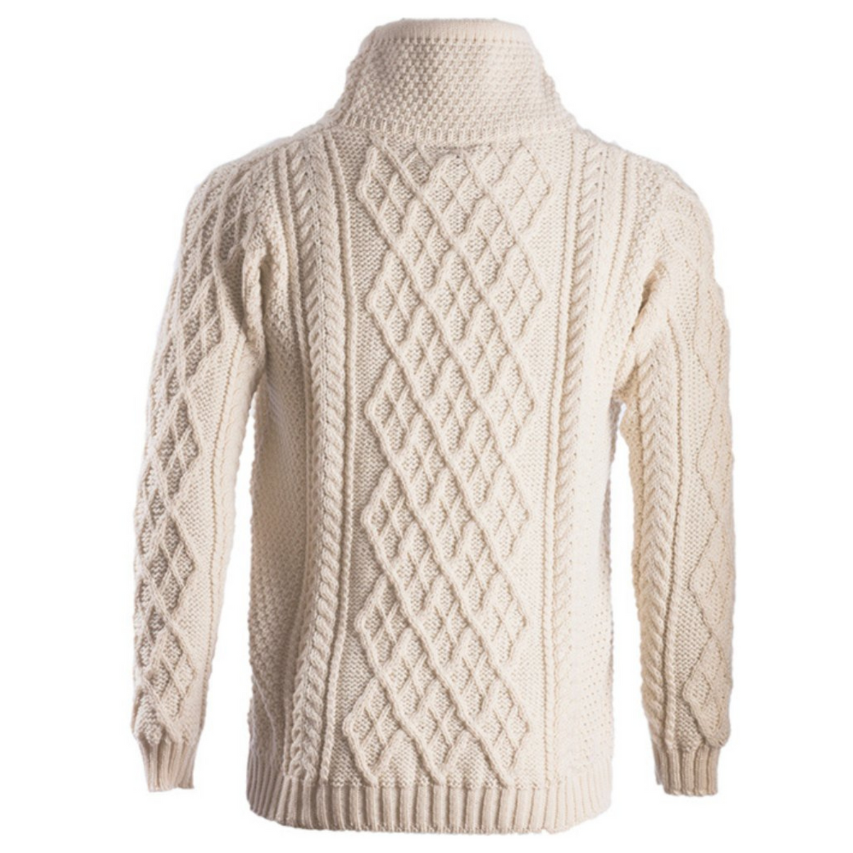 Neuleessa on rento istuvuus ja normaalia korkeampi kaulus kiristysnyöreillä.