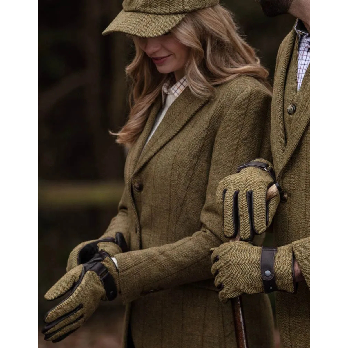 Walker Hawkes Derby Tweed Brookemore käsineet