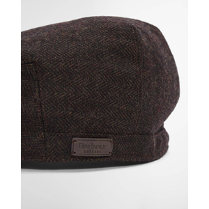 Barbour Barlow Flat Cap, tummanruskea