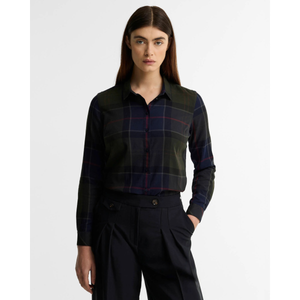 Barbour Bredon Shirt naisten paita, tummaruudullinen