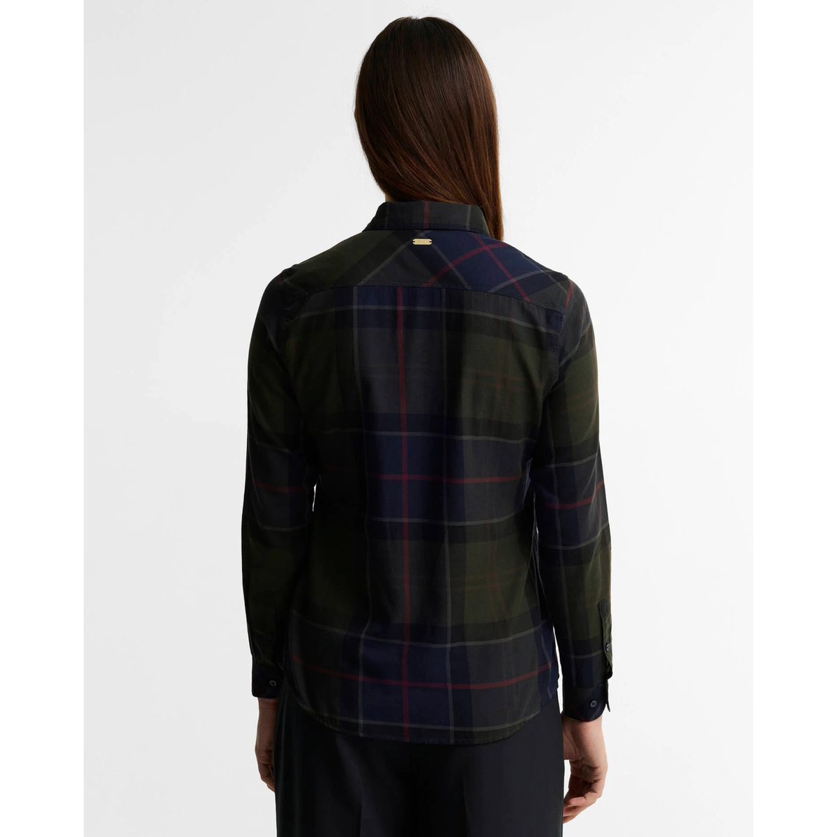 Barbour Bredon Shirt naisten paita, tummaruudullinen