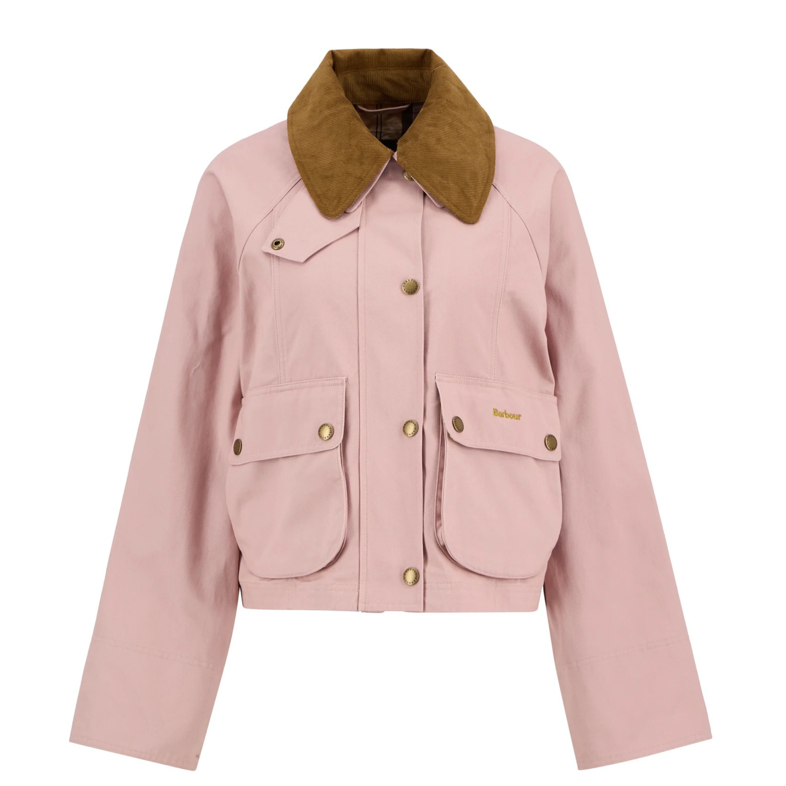 Barbour Cropped Beadnell Casual Jacket naisten takki, vaaleanpunainen