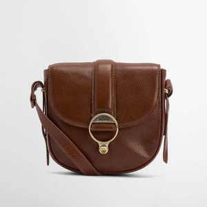 Ruskea Barbour Elm Leather Bag naisten käsilaukku tuotekuvassa.