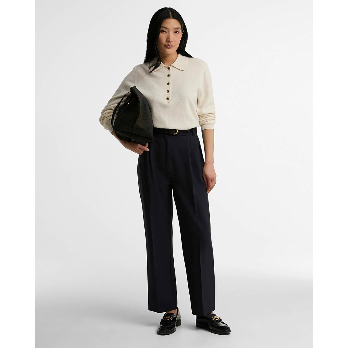 Barbour Fawne naisten housut, tummansininen,