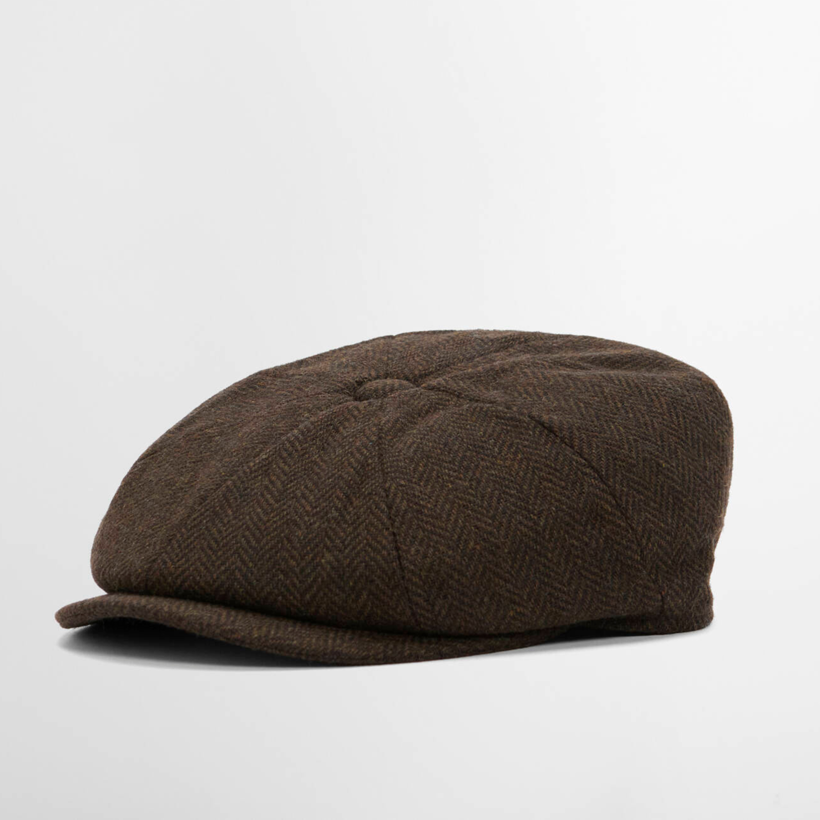 Barbour Fyne Baker Boy lätsä on valmistettu ruskeasta kalanruotokuviollisesta kankaasta.