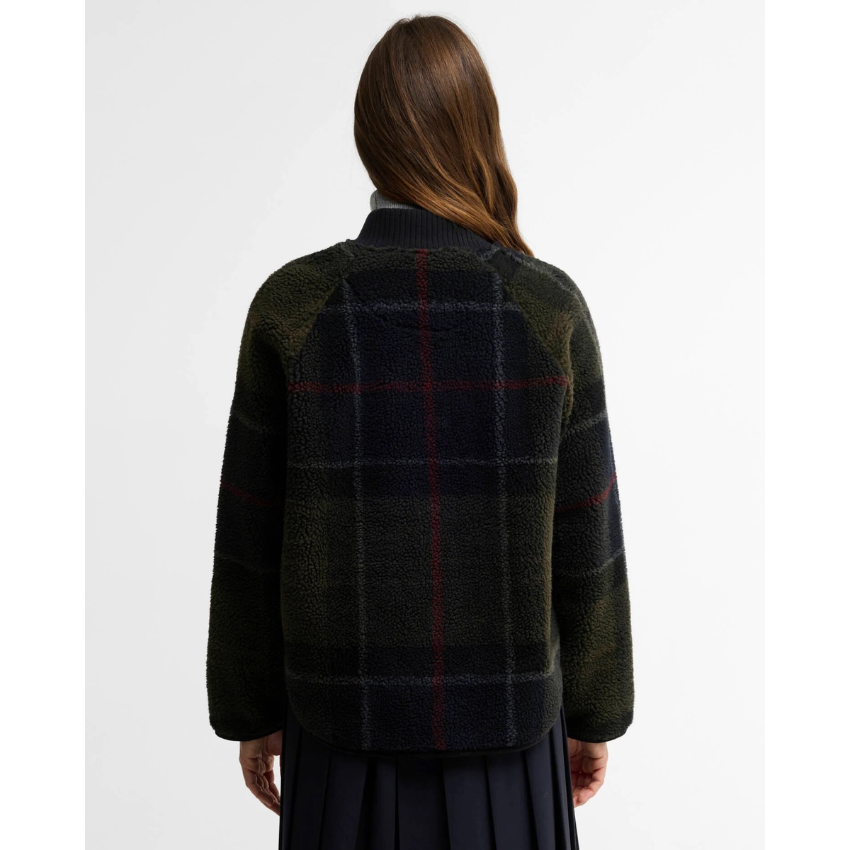 Barbour Kirklees naisten fleecetakki, selästä kuvattuna.