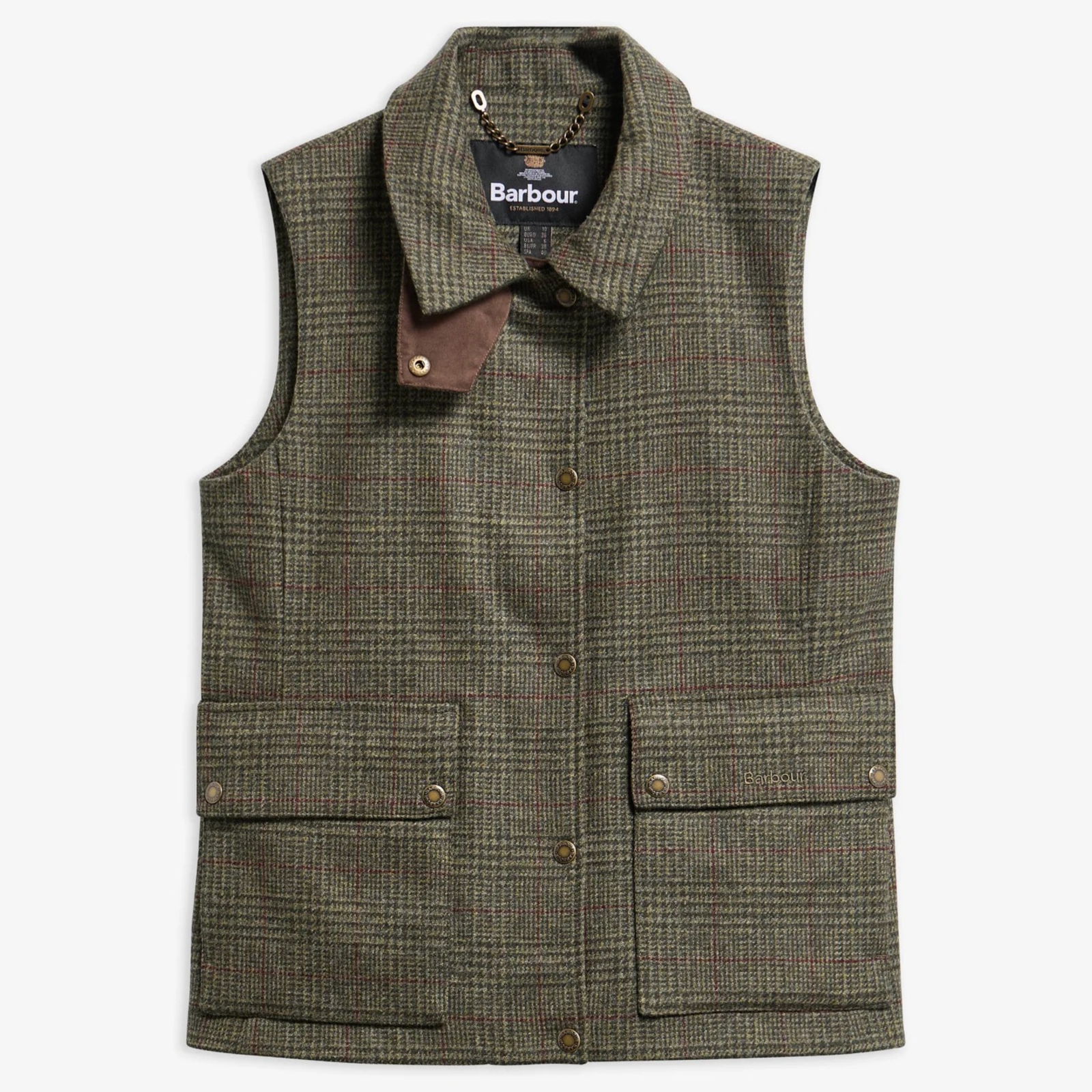 Barbour Joyce Gilet naisten liivi, edestä kuvattuna.