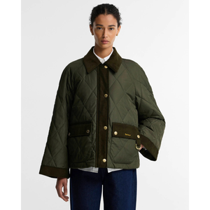 Barbour Kilnwick Quilt naisten tikkitakki, oliivi