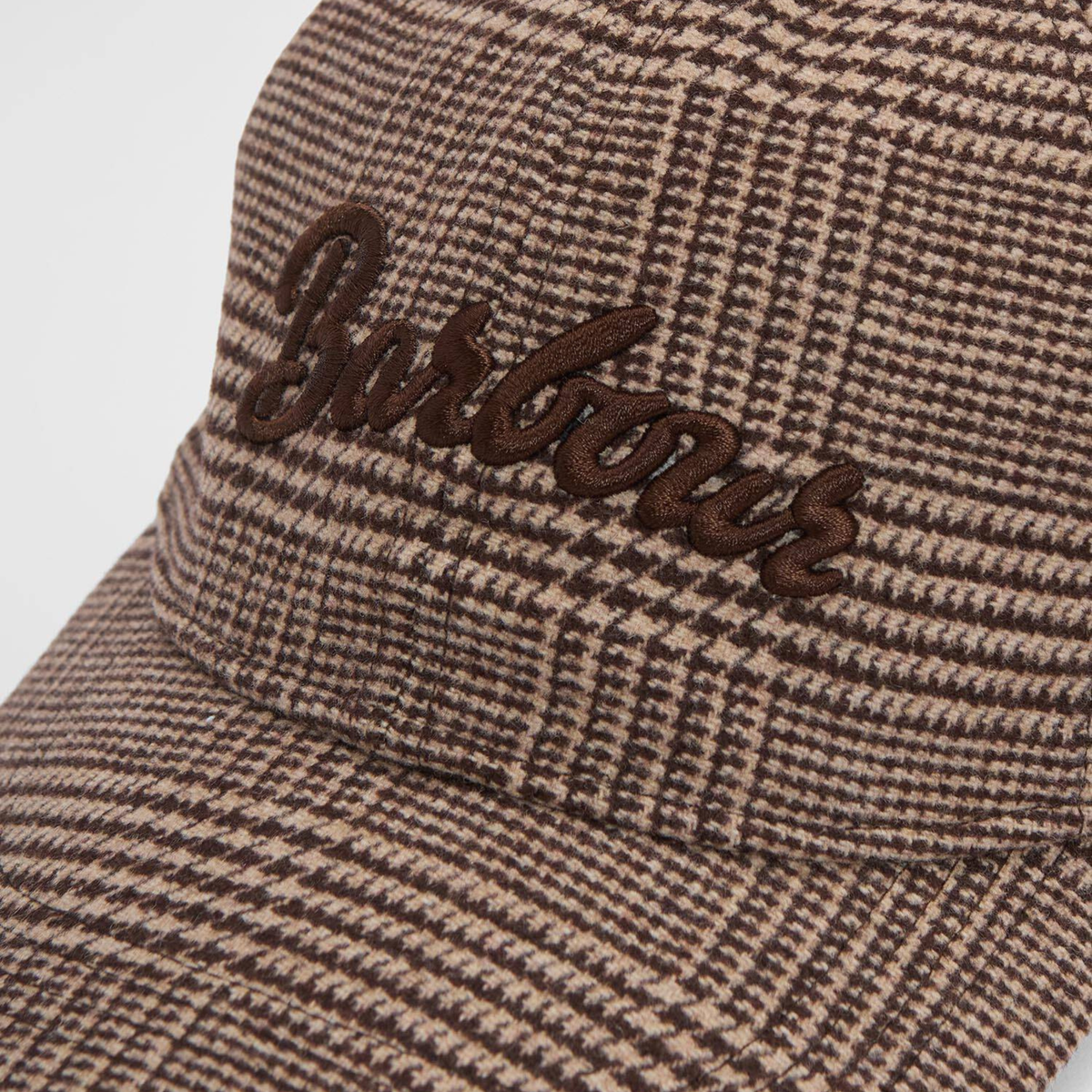 Barbour Kirklees Cap naisten lippalakki, logosta kuvattu.