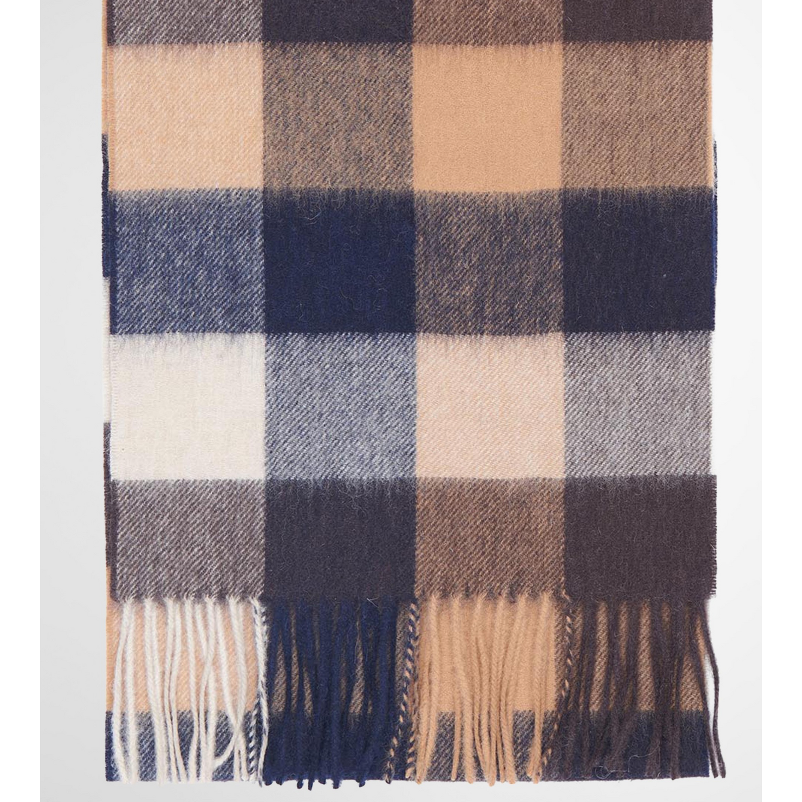 Barbour Large Tattersall Scarf villahuivi, siniruudullinen