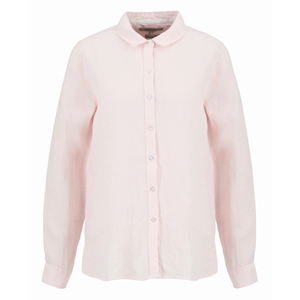 Kuvassa on naisten vaaleanpunainen Barbour Marine pellavapaita.