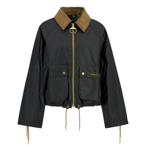 Barbour Marron Wax Jacket naisten lyhyt öljykangastakki tuotekuvassa.