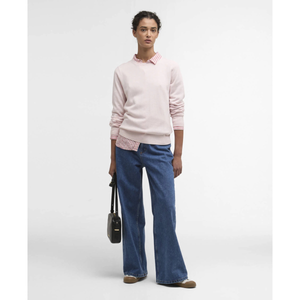 Barbour Oakley naisten neulepaita, vaaleanpunainen