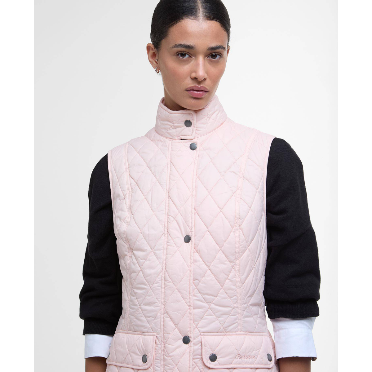 Barbour Otterburn naisten tikkiliivi, vaaleanpunainen