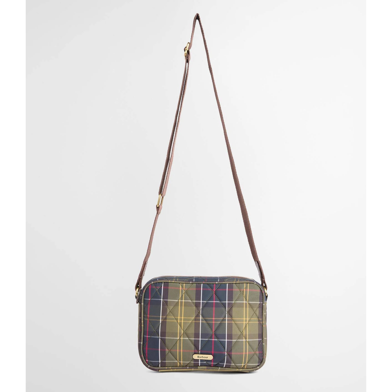 Barbour Quilted Crossbody Bag, ruudullinen