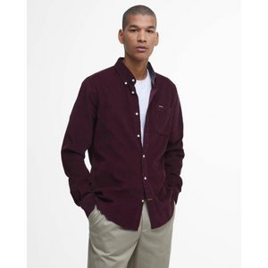 Barbour Ramsey miesten vakosamettipaita, viini