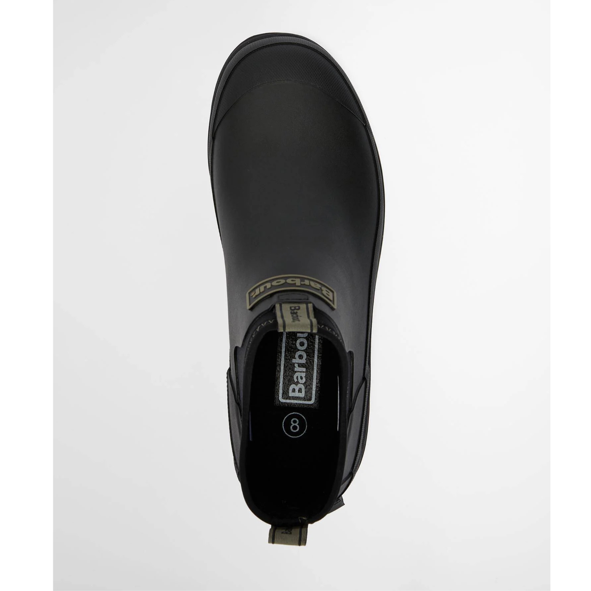 Barbour Ridge Welly kumisaappaat ylhältä päin kuvattuna.