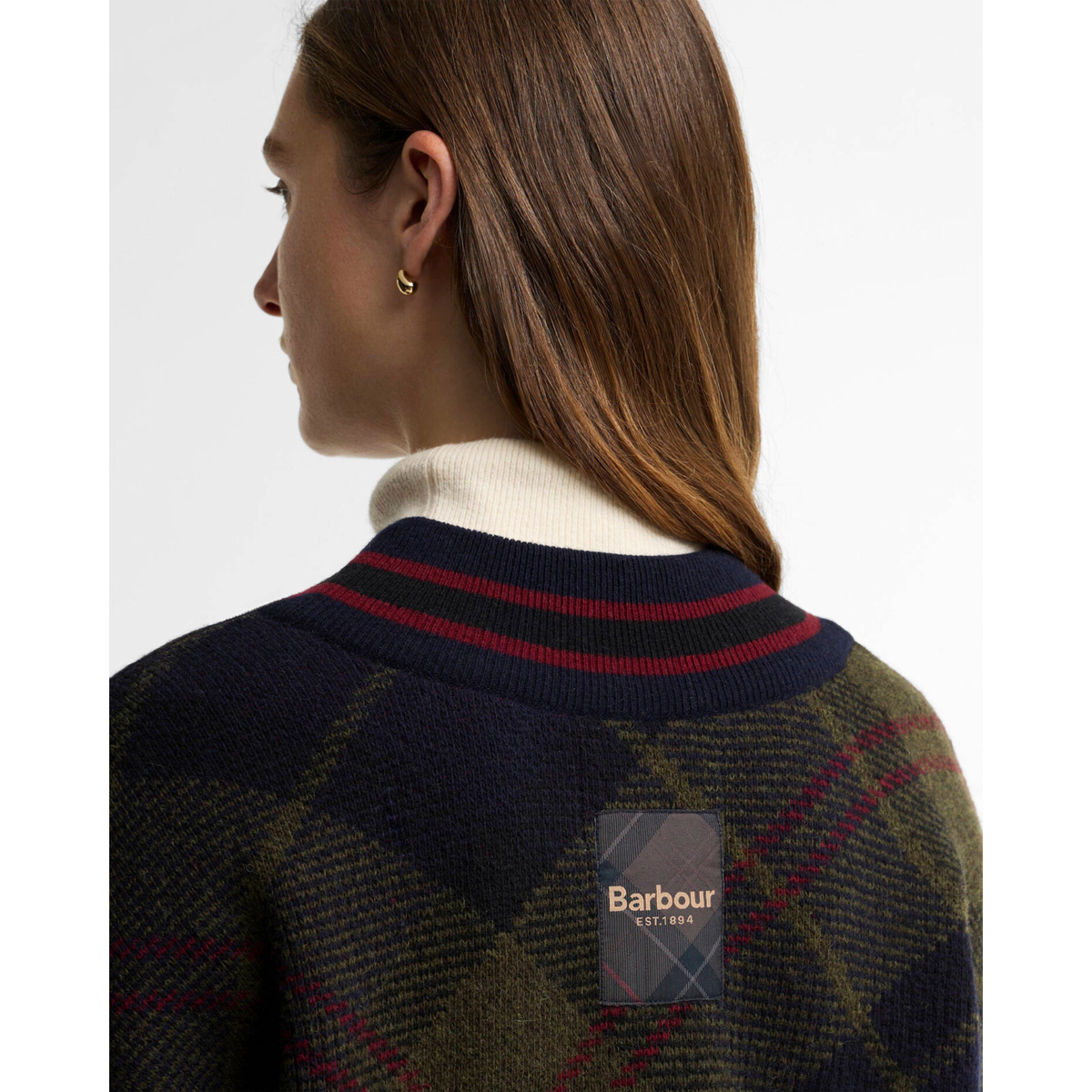 Barbour Shae neuleen niska ja selkä.
