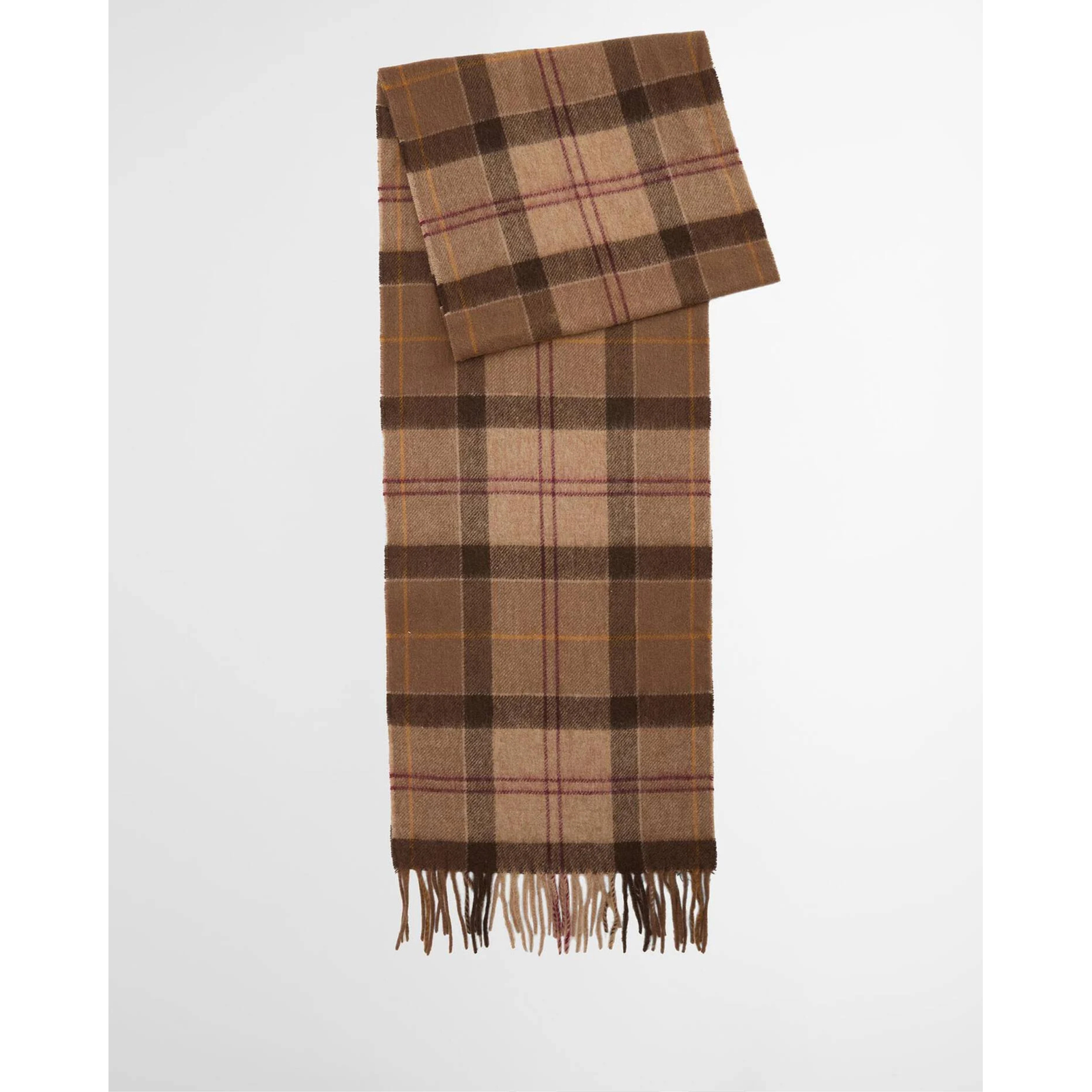 Barbour Tartan Scarf, muted, vihreäruudullinen.