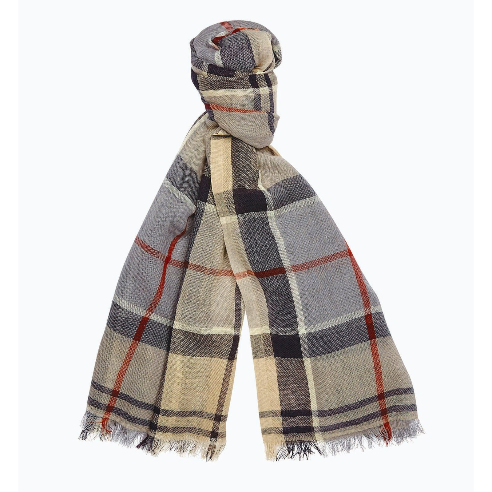 Barbour Welton Tartan huivi, Stone Dress